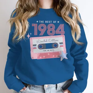 The Best Of 1984 Birthday Sweatshirt – Royal