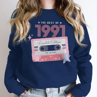 The Best Of 1991 Birthday Sweatshirt – Navy