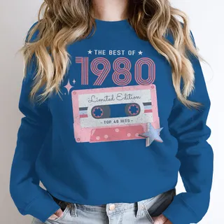 The Best Of 1980 Birthday Sweatshirt – Royal