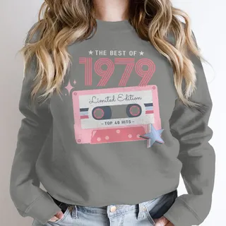 The Best Of 1979 Birthday Sweatshirt – Grey