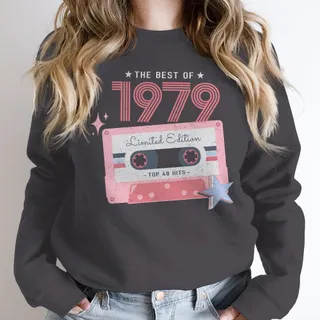 The Best Of 1979 Birthday Sweatshirt – Dark Grey