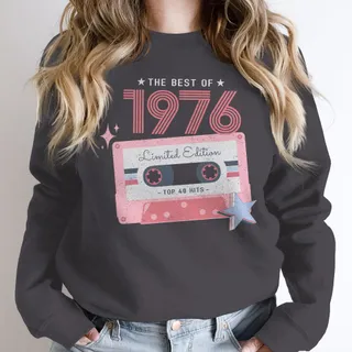 The Best Of 1976 Birthday Sweatshirt – Dark Grey