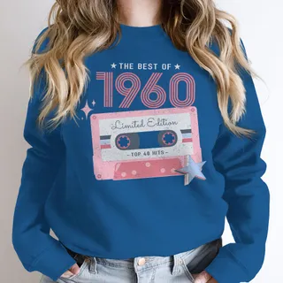 The Best Of 1960 Birthday Sweatshirt – Royal