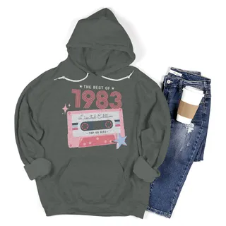 The Best Of 1983 Birthday Hoodie – Military Green