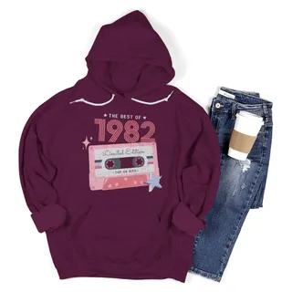 The Best Of 1982 Birthday Hoodie – Maroon