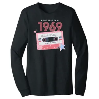 The Best Of 1969 Birthday Long Sleeve T-Shirt – Dark Grey Heather