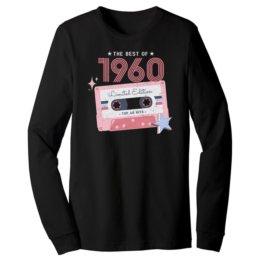 The Best Of 1960 Birthday Long Sleeve T-Shirt - variant image 1