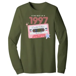 The Best Of 1997 Birthday Long Sleeve T-Shirt – Military Green