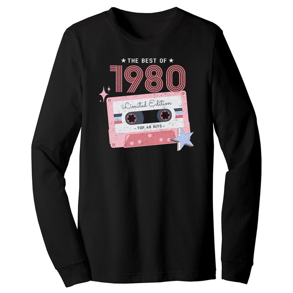 The Best Of 1980 Birthday Long Sleeve T-Shirt - variant image 1