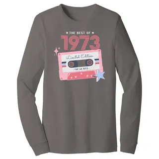 The Best Of 1973 Birthday Long Sleeve T-Shirt – Asphalt