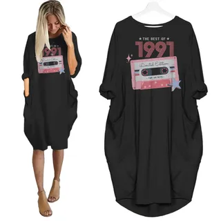 The Best Of 1991 Birthday Nightgown – Black