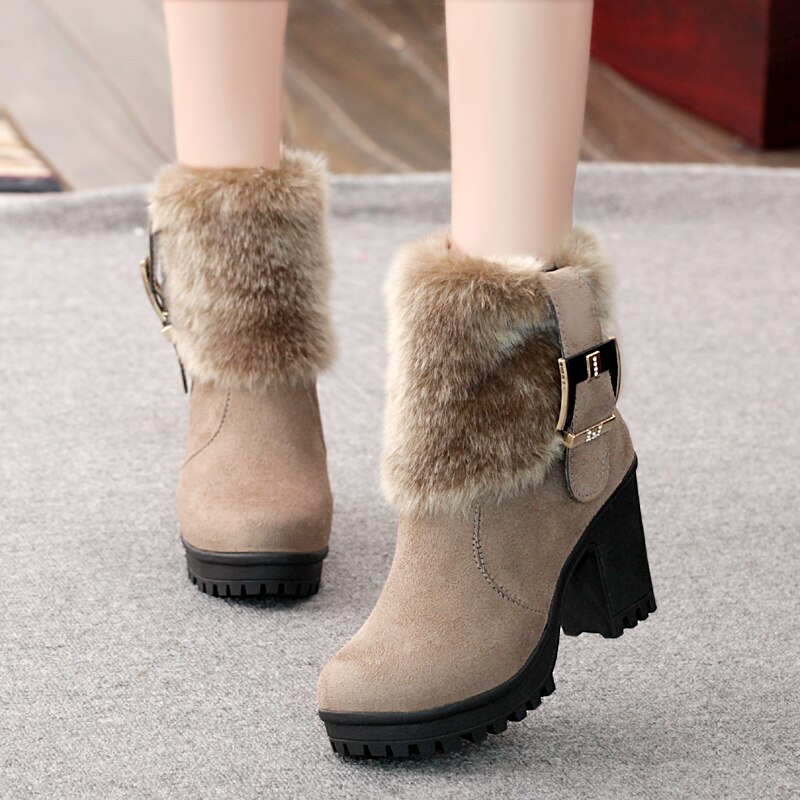 Lynne's Square Heel Winter Boots - variant image 1