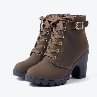 Lynne's Ankle Boots – Green