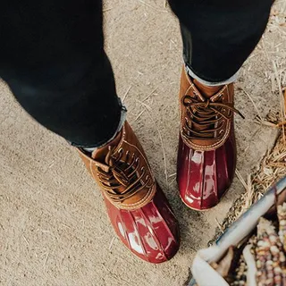 Sequin Boots For Women – Red