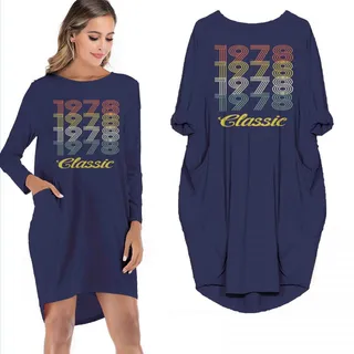 1978 Classic Limited Edition Pocket Dress – Blue