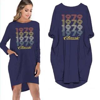 1979 Classic Limited Edition Pocket Dress – Blue