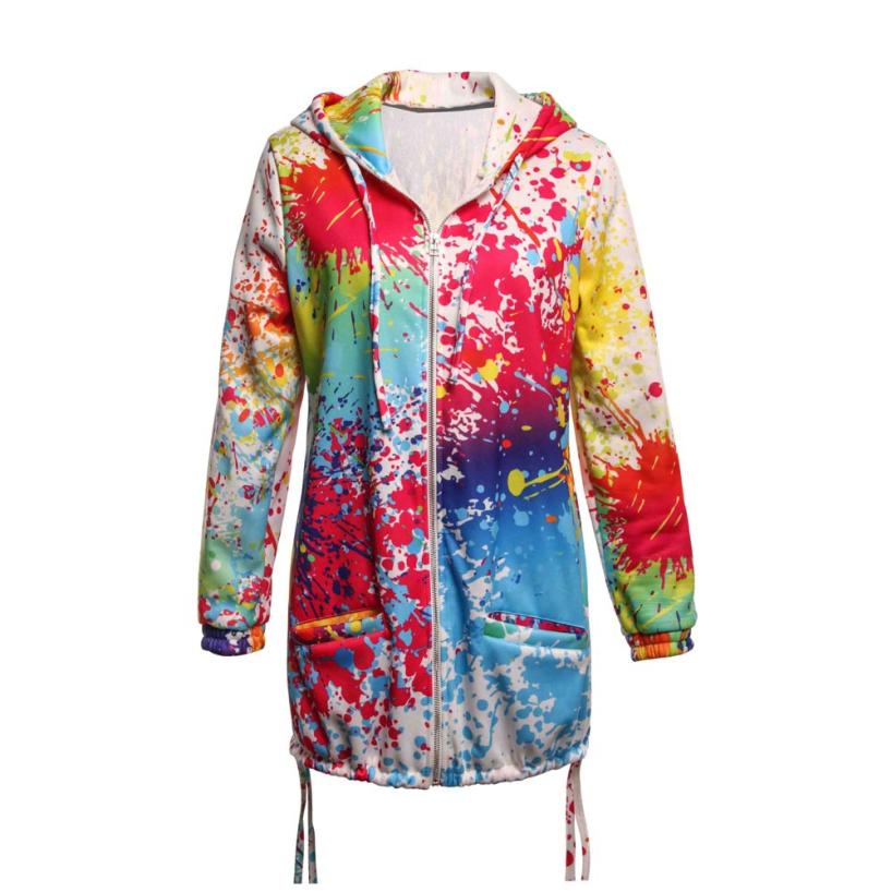 Fashion Tie dyeing Coats for Women - variant image 1