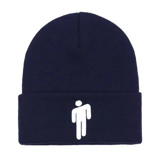 Hip-hop Casual Embroidery Beanie – Navy
