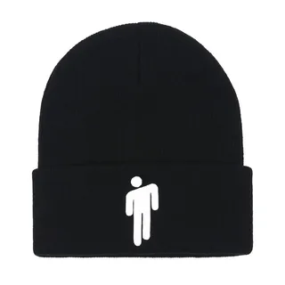 Hip-hop Casual Embroidery Beanie – Black