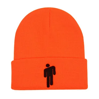 Hip-hop Casual Embroidery Beanie – Orange