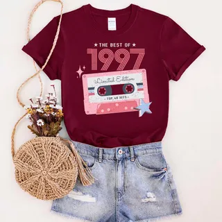 The Best Of 1997 Birthday T-Shirt – Maroon