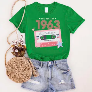 The Best Of 1963 Birthday T-Shirt – Irish Green