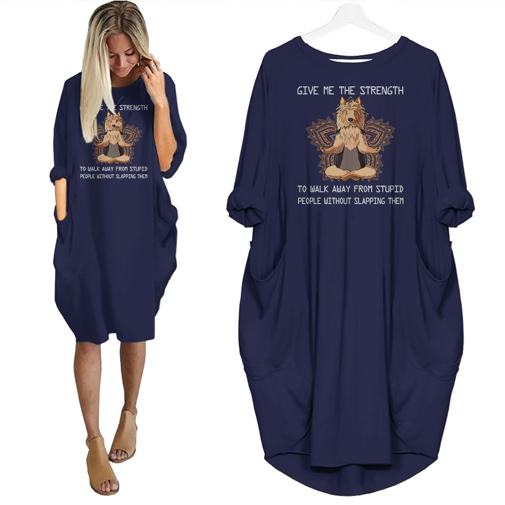 Yorkshire Terrier Print Pocket Dress Funny Saying For Dog Lovers - variant image 1