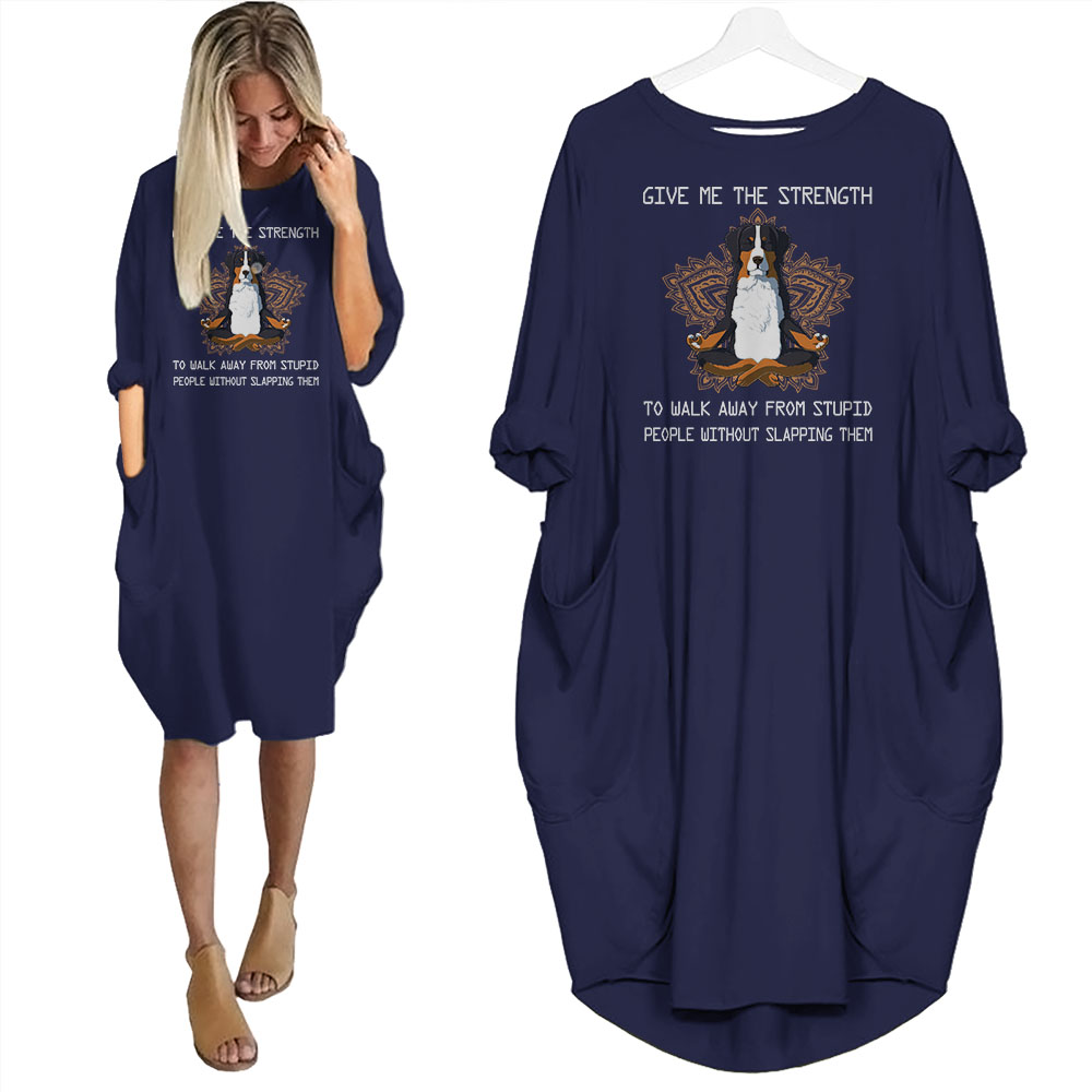 Miniature American Shepherds Print Pocket Dress Funny Saying For Dog Lovers - variant image 1