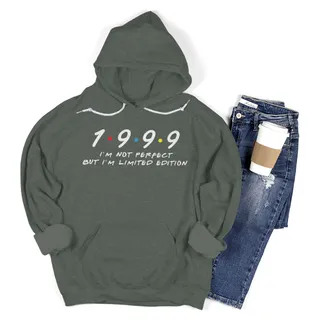 Not Perfect But Limited 1999 Birthday Hoodie – Military Green