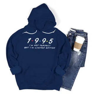 Not Perfect But Limited 1995 Birthday Hoodie – Navy