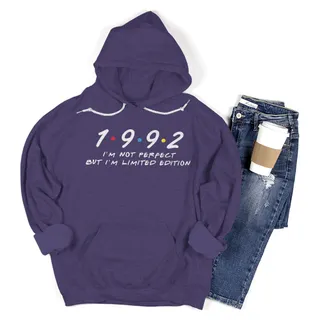 Not Perfect But Limited 1992 Birthday Hoodie – Purple