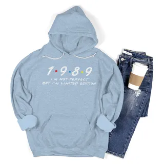 Not Perfect But Limited 1989 Birthday Hoodie – Light Blue