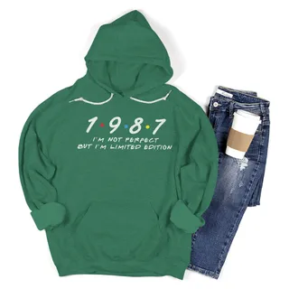 Not Perfect But Limited 1987 Birthday Hoodie – Kelly Green
