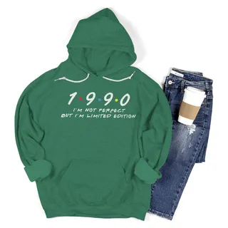 Not Perfect But Limited 1990 Birthday Hoodie – Kelly Green