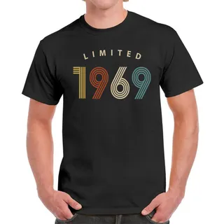 Limited Unique 1969 Birthday T-Shirt For Men Women – Black