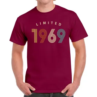 Limited Unique 1969 Birthday T-Shirt For Men Women – Maroon