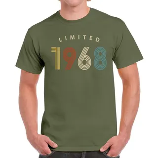 Limited Unique 1968 Birthday T-Shirt For Men Women – Military Green
