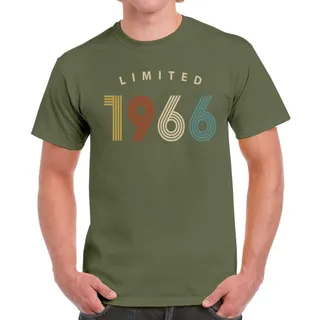 Limited Unique 1966 Birthday T-Shirt For Men Women – Military Green