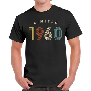 Limited Unique 1960 Birthday T-Shirt For Men Women – Black