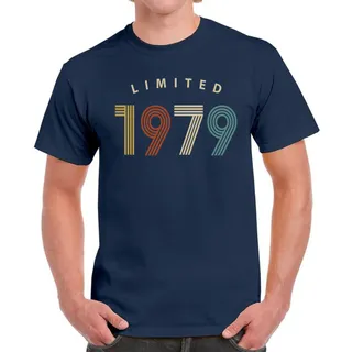 Limited Unique 1979 Birthday T-Shirt For Men Women – Navy
