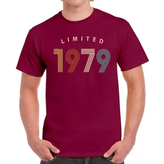 Limited Unique 1979 Birthday T-Shirt For Men Women – Maroon