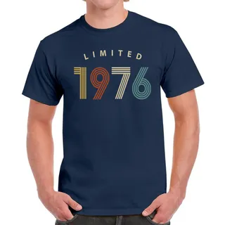 Limited Unique 1976 Birthday T-Shirt For Men Women – Navy
