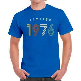 Limited Unique 1976 Birthday T-Shirt For Men Women – Royal