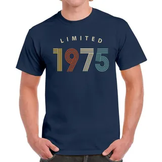 Limited Unique 1975 Birthday T-Shirt For Men Women – Navy