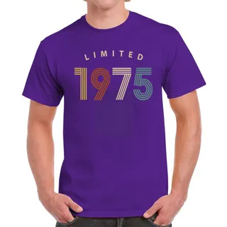 Limited Unique 1975 Birthday T-Shirt For Men Women – Purple