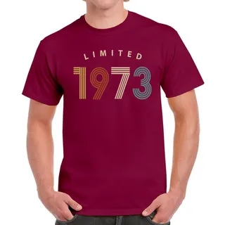 Limited Unique 1973 Birthday T-Shirt For Men Women – Maroon