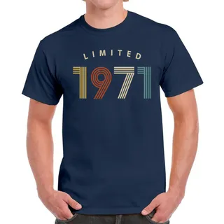 Limited Unique 1971 Birthday T-Shirt For Men Women – Navy