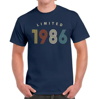 Limited Unique 1986 Birthday T-Shirt For Men Women – Navy