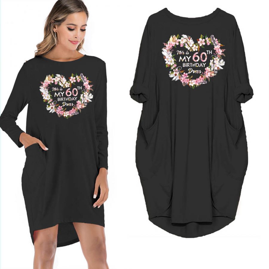 This Is My 60th Birthday Pocket Dress - variant image 1