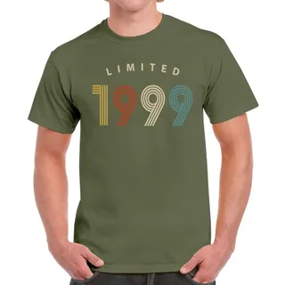 Limited Unique 1999 Birthday T-Shirt For Men Women – Military Green